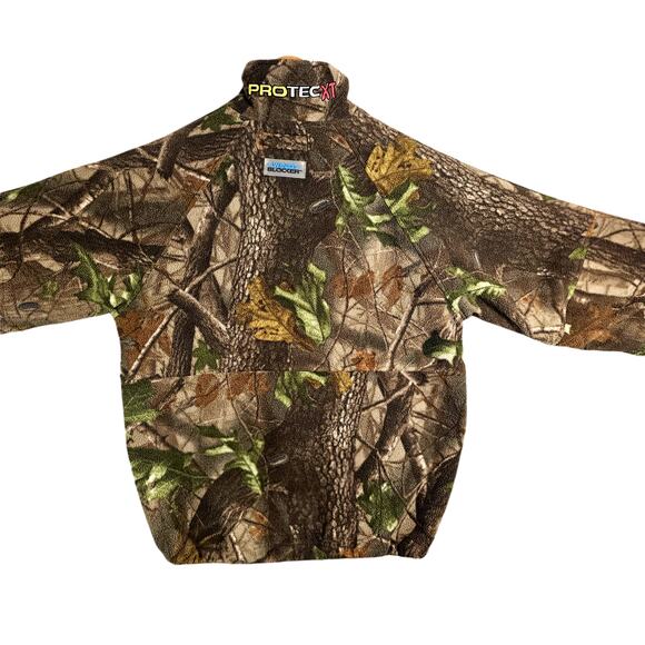 Scent Blocker Plus Protect XT Med Camo Fleece Jacket Outdoor Hunting Windblocker - Picture 2 of 11